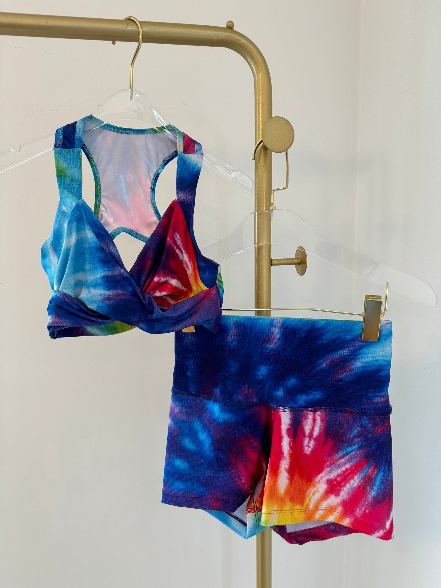 Tye Dye Shorts / Sports Bra