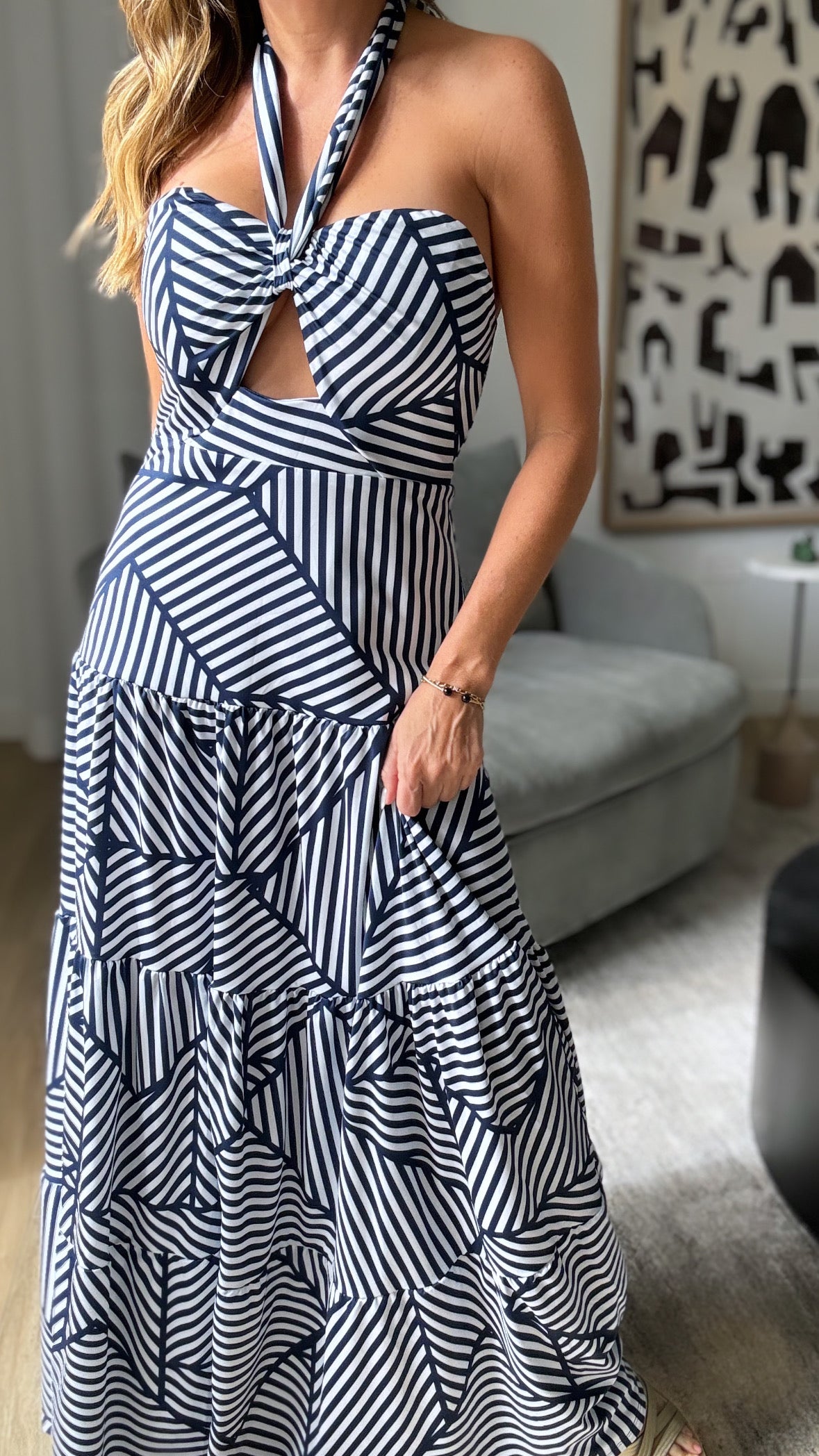 Navy Maxi Dress