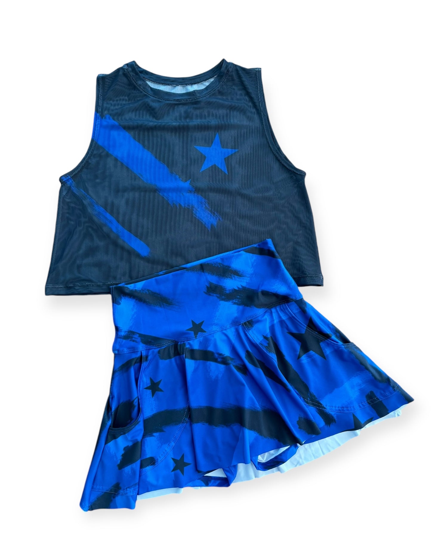 Blue Star Legging / Skirt / Top