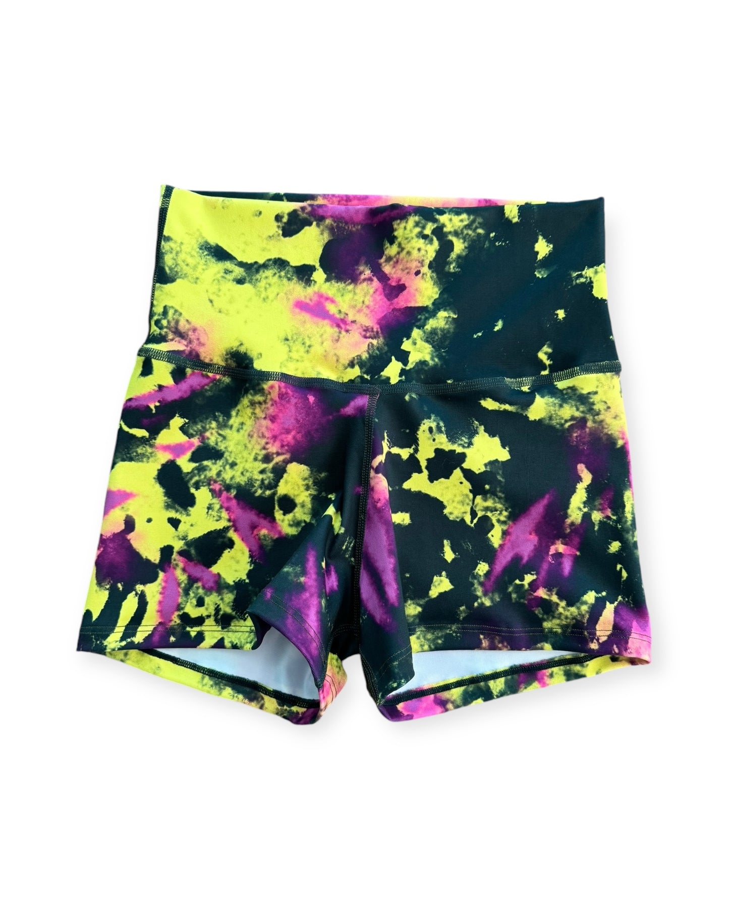 Neon Tye Dye Shorts