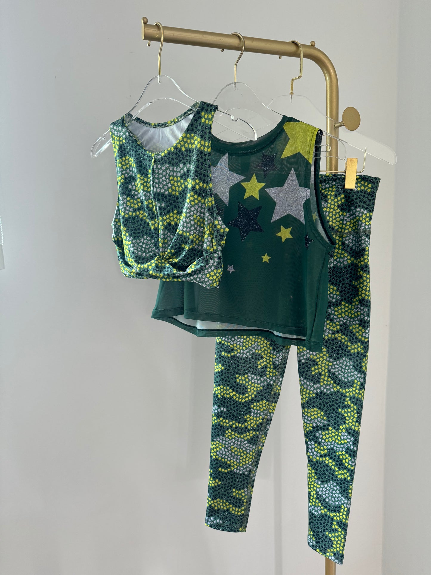 Mini Camo Stars Sports Bra / Top