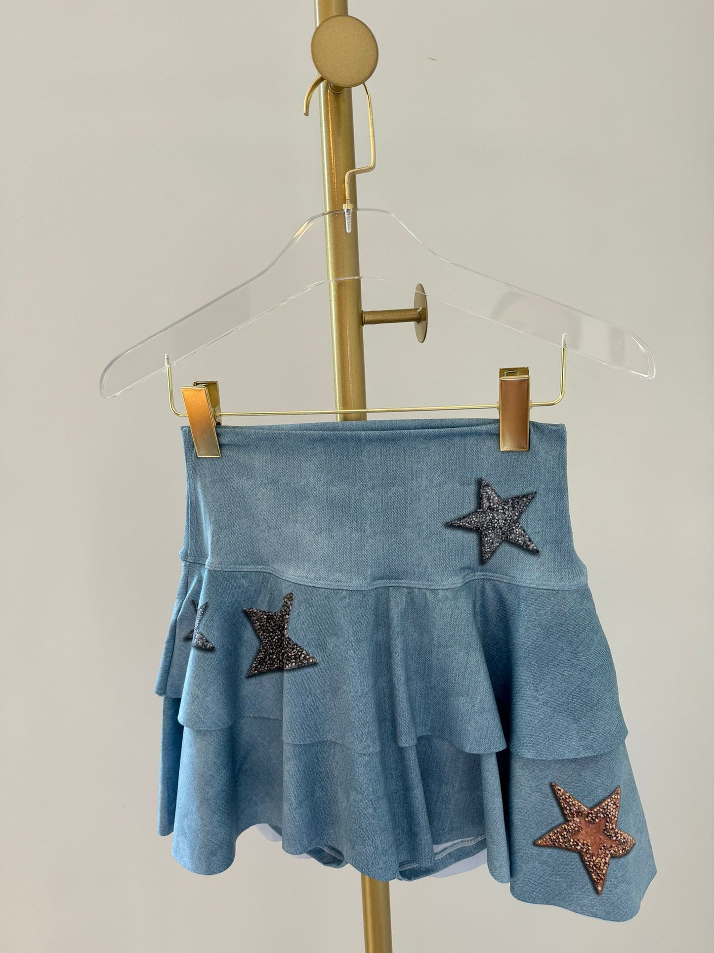 Light Glitter Star Skirt