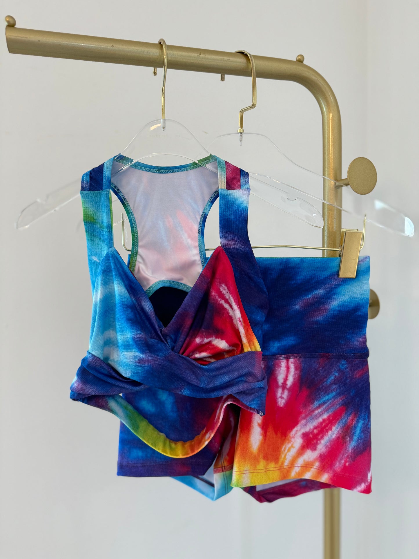 Tye Dye Shorts / Sports Bra