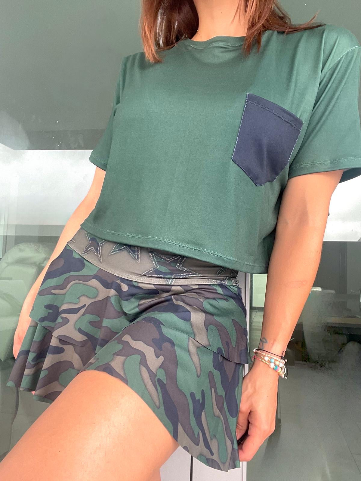 Camo Glam Skirt / Top