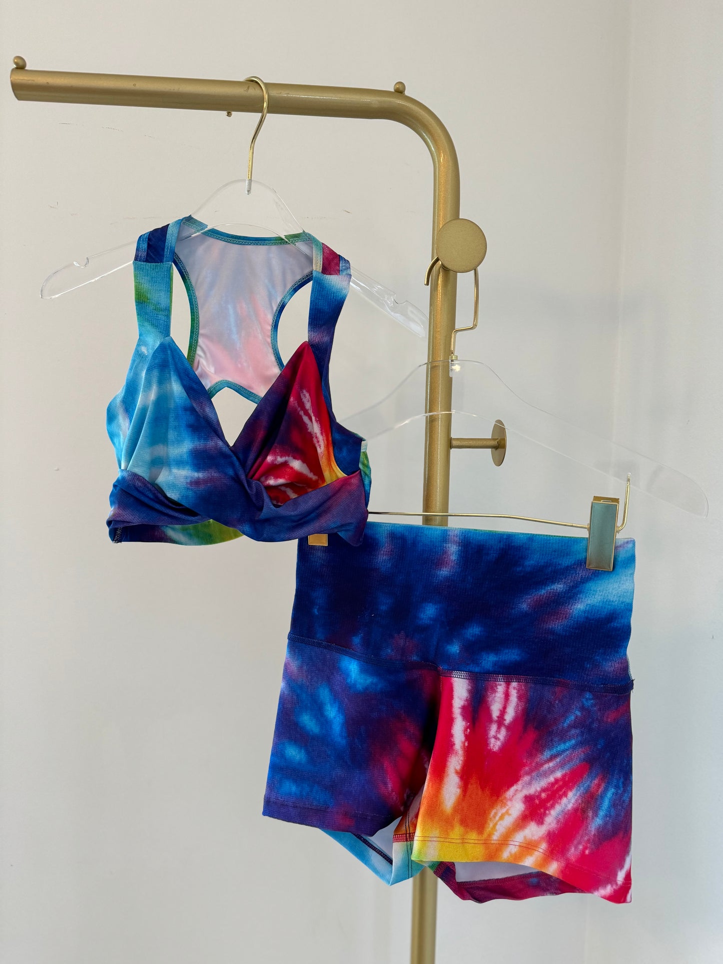 Tye Dye Shorts / Sports Bra