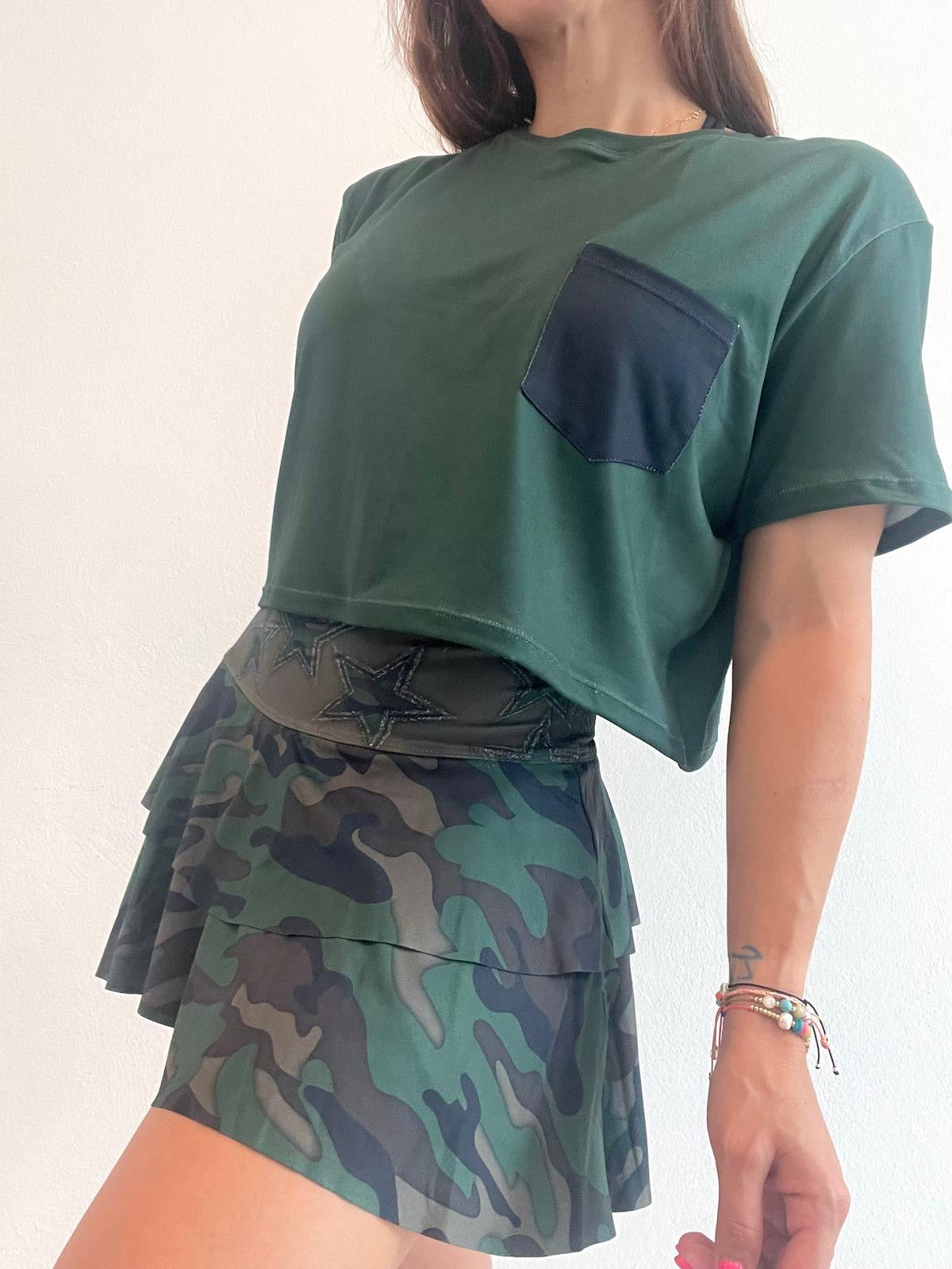 Camo Glam Skirt / Top