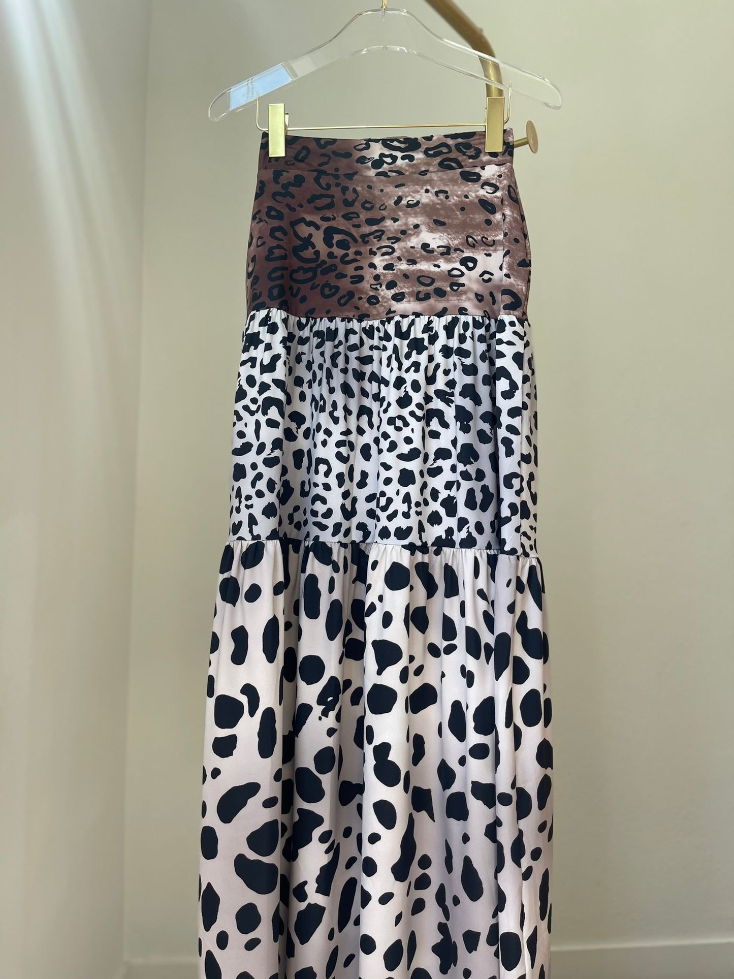 Mix Animal Print Maxi Skirt [PRE ORDER]