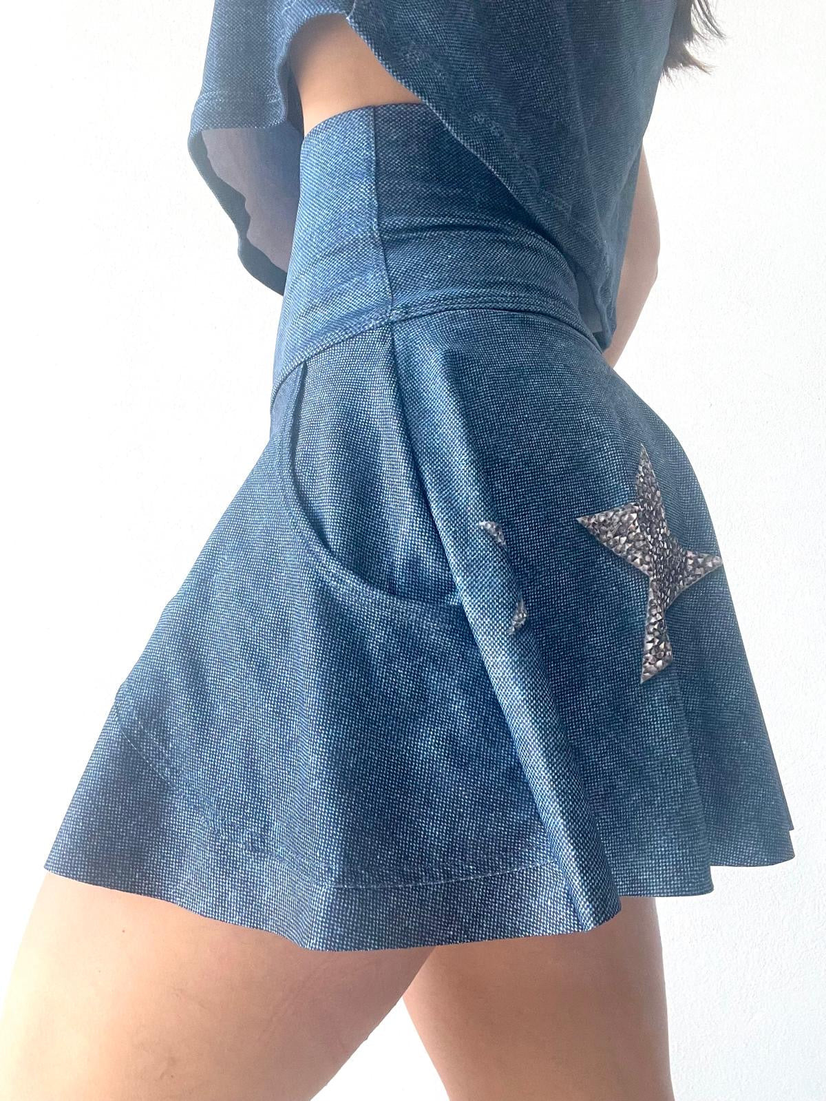 Dark Glitter Star Cargo / Vest