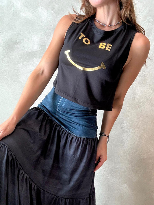 Smile Crop Top